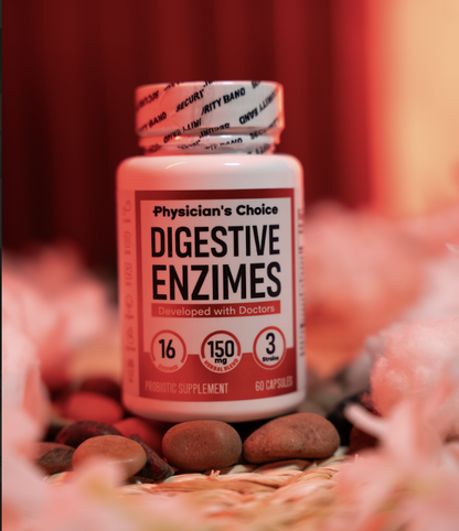 Digestive Enzimes 60 capsulas: Ayuda a digerir comidas más fácilmente.