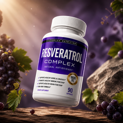 Resveratrol Complex: Antioxidante natural que protege tus células del envejecimiento