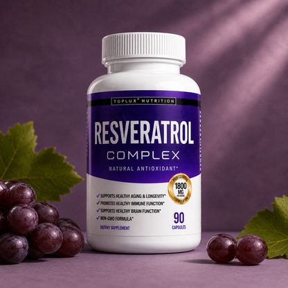 Resveratrol Complex: Antioxidante natural que protege tus células del envejecimiento